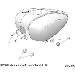 Isolator-Tank Rr Csr by Polaris 5417129 OEM Hardware