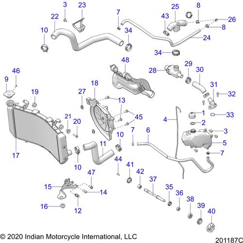 Junction-Coolant by Polaris 5416542 Coolant Hose / Line