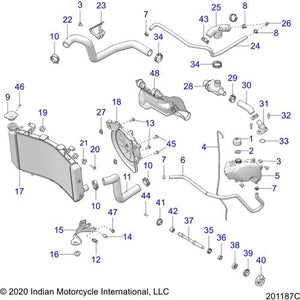 Junction-Coolant by Polaris 5418558 Coolant Hose / Line