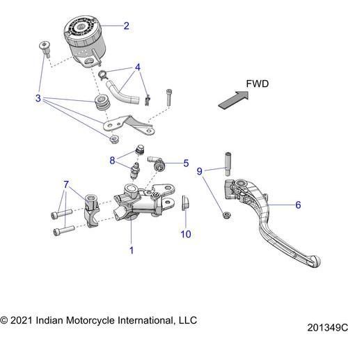 K-Hose And Clips Res Fmc by Polaris 2208072 OEM Clip