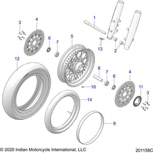 Kit Spoke Replacement by Polaris 2205377 OEM Hardware