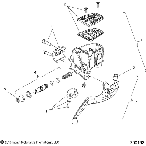 Kit Switch by Polaris 2205844 Brake Light Switch