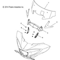 Kit, Windscreen, Boomerang [Incl. 2,5,Decal] by Polaris 2882083 OEM Hardware