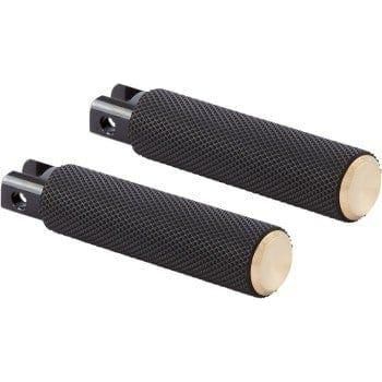 Knurled Footpegs Brass by Arlen Ness i-1325 Foot Peg