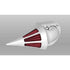 Kold Air With Spike Air Cleaner by Wimmer Custom Cycle 603-1620-Chrome Finish Air Cleaner