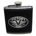 Leather Wrapped Hip Flask by Witchdoctors