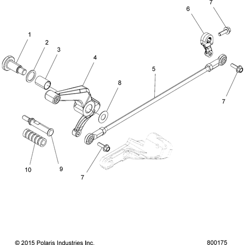 Off Road Express OEM Hardware Lever, Shifter by Polaris 5138833