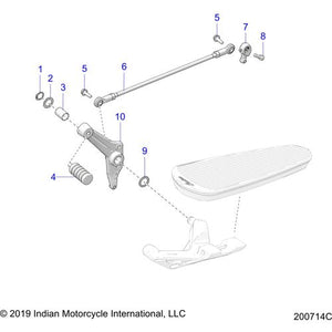 Lever-Shifter Straight Mach by Polaris 5143783 Shifter Lever