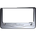 License Plate Frame  Indian® Script Chrome by Polaris