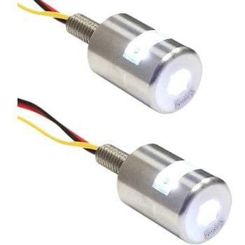 License Plate LED Mounting Bolts Silver 3 Beam Bolt Lights by K&S Technologies 25-9186 License Plate Light