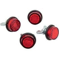 License Plate Reflectors Red by Chris Products