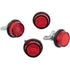 Parts Unlimited Reflector License Plate Reflectors Red by Chris Products CH4R