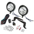Big Bike Parts Running / Driving Lights Light Kit LED Drive 3 1/2" Black by Show Chrome 30-110LBK
