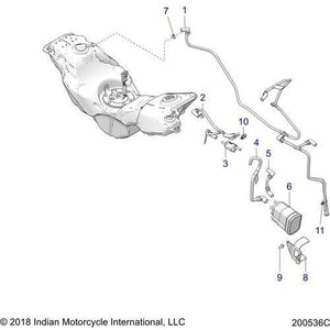 Line-Evap Purge by Polaris 5455283 OEM Hardware