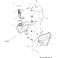 Line, Vent, Pump To Evap by Polaris 5436309 Fuel Hose / Line