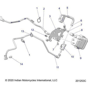 Line-Vent Tank Evap by Polaris 5456335 Fuel Hose / Line