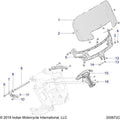 Link-Windshield Black by Polaris