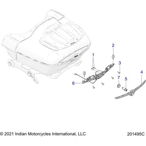 Lock Pushbutton Trunk by Polaris 4014901 Trunk Lock