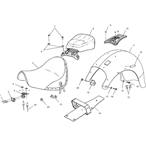 Lock, Seat by Polaris 7010088 OEM Hardware