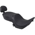 Parts Unlimited Drop Ship Seat Low profile touring seats with removable passenger backrest by Drag Specialties 0810-1585