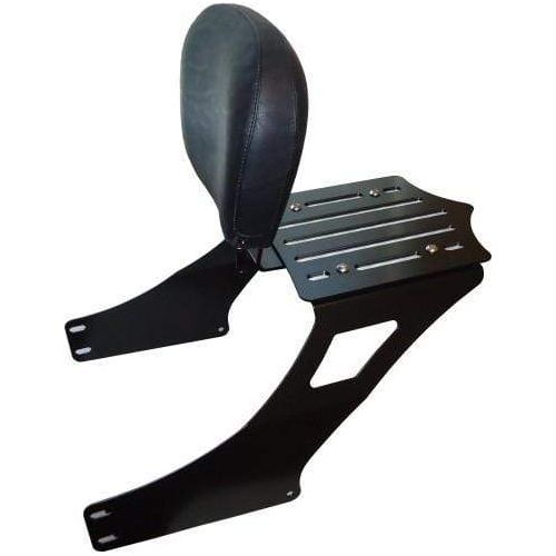 Luggage Rack Slot Black with Backrest by BDD Customs