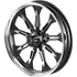 Off Road Express Wheel Magnum Cast Black/Polished Rear Wheel by Polaris 1522248-266
