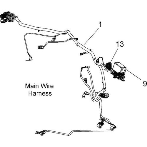 Main Wire Harness LED Chassis by Polaris 2413154 Wiring Harness