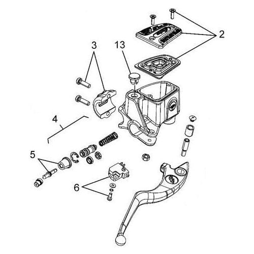 Master Cylinder Hole Plug by Polaris 5413605 Master Cylinder