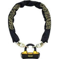 Mastiff 8019L Chain With Boxer U-Lock Blk/Yel 6 Ft by Onguard