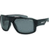 Mega Bomb Eyewear Matte Black W/Smoke Polarized Lens by Bomber M111 Sunglasses