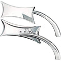 Micro Mirror Four Point Chrome Left by Arlen Ness