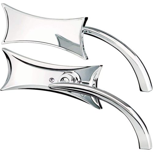 Micro Mirror Four Point Chrome Right by Arlen Ness