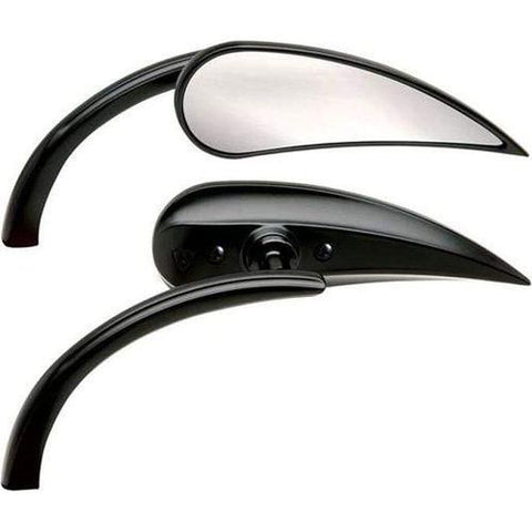 Micro Mirror Rad II Black Right by Arlen Ness Witchdoctors