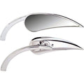Micro Mirror Rad II Chrome Left by Arlen Ness