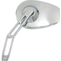Micro Mirror V2 Chrome Cut Stem Left by Pro One