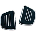Premium Style Mini Floorboards Chrome w/o Adapters by Kuryakyn