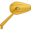 Mini Stocker Mirror LEFT - Gold by Arlen Ness