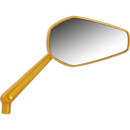Arlen Ness Mirror Mini Stocker Mirror LEFT - Gold by Arlen Ness 13-151
