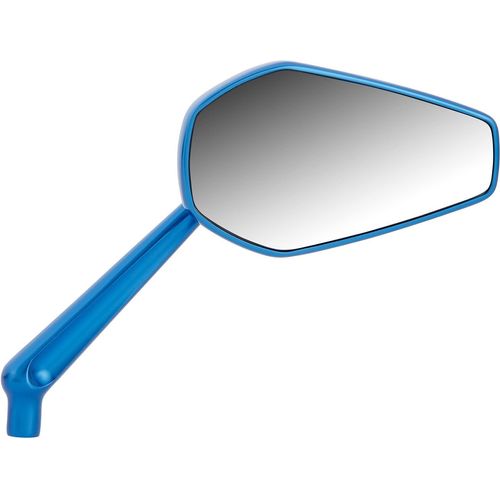 Arlen Ness Mirror Mini Stocker Mirror RIGHT - Blue by Arlen Ness 13-153