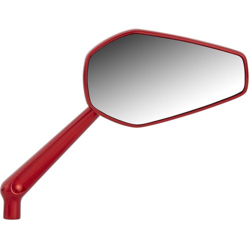 Arlen Ness Mirror Mini Stocker Mirror RIGHT - Red by Arlen Ness 13-155
