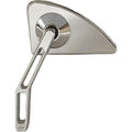 Mini Tear Drop Mirror V2 Chrome Cut Stem Left by Pro One
