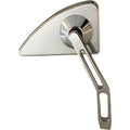 Mini Tear Drop Mirror V2 Chrome Cut Stem Right by Pro One