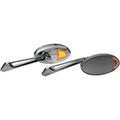 Mirror LED Turn Signal Set Chrome by Rivco