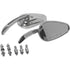 Mirrors Chrome Tapered by Harddrive 18-130 Perch Mount Mirrors