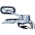 Mirrors Heavy Industry Chrome w/Black Accents by Kuryakyn