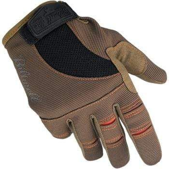 Parts Unlimited Gloves XS / Brown/Orange Moto Gloves by Biltwell