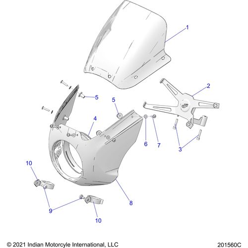 Mount-Cowl,Lower by Polaris 5417862 Seat Cowl