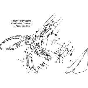 Mount, Fuse Box by Polaris 1014042-067 OEM Hardware