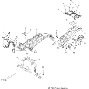 Off Road Express OEM Hardware Mount, Retainer by Polaris 1015647