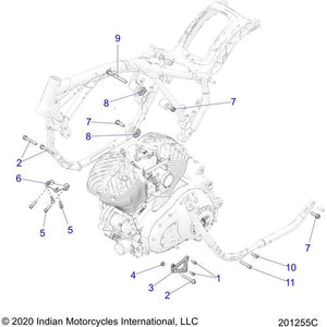 Nut-Hex-M10X1.5 8 Zb3 Nyl by Polaris 7547658 OEM Nut